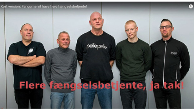 Videokampagne: Fangerne ønsker flere fængselsbetjente