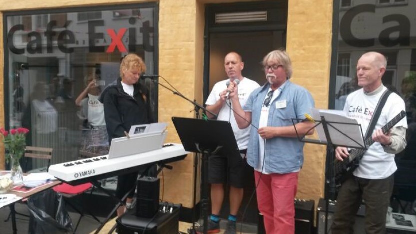 Café Exit i Aarhus holder åbent hus ved Vestergadefesten den 2. juni